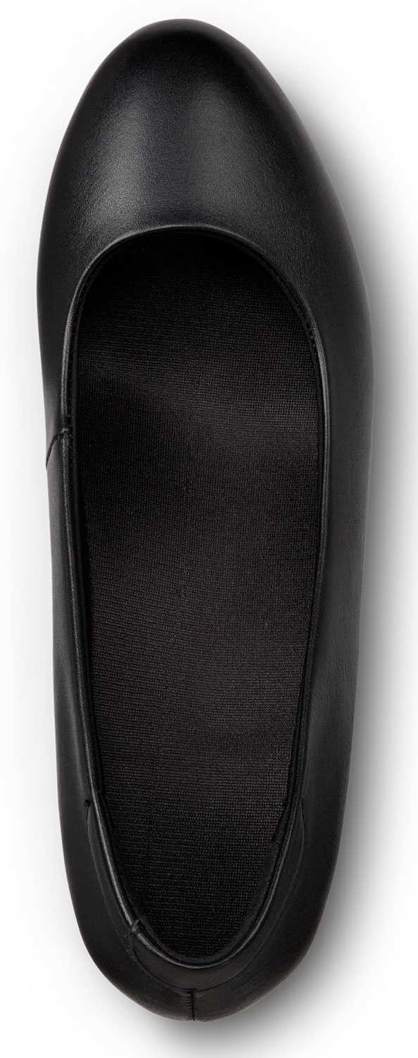 alternate view #4 of: Zapato de trabajo con puntera blanda, antideslizante MaxTRAX, estilo de vestir con cuña alta, negro, de mujer, SR Max SRM555 Orlando