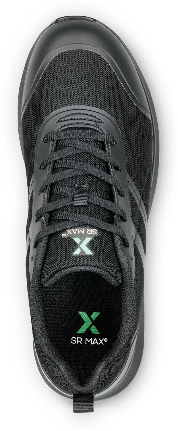 alternate view #4 of: SR Max SRM6550 Aiken, Men's, Black, Athletic Style, MaxTRAX Slip Resistant, Soft Toe Work Shoe