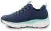 alternate view #3 of: SKECHERS Work Arch Fit SSK108096NVAQ Christina, Women's, Navy/Aqua, Athletic Style, EH, MaxTRAX Slip Resistant, Soft Toe Work Shoe