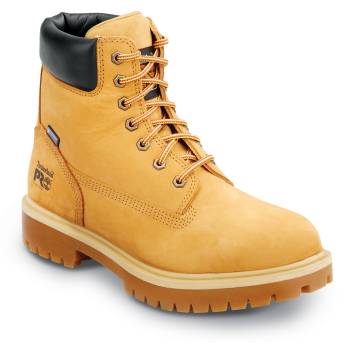 Timberland PRO STMA1W6B 6IN Direct Attach Men's, Wheat, Steel Toe, EH, MaxTRAX Slip Resistant Boot
