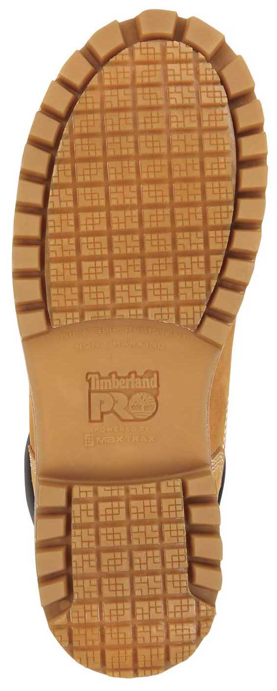alternate view #5 of: Timberland PRO STMA1X7R 6IN Direct Attach Women's, Wheat, Steel Toe, EH, MaxTRAX Slip Resistant, WP/Insulated Boot