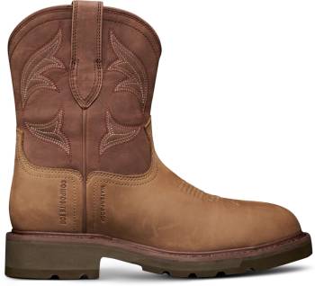 Women's 8 Tan/Cafe LongHaul Composite Toe Waterproof SR Wellington