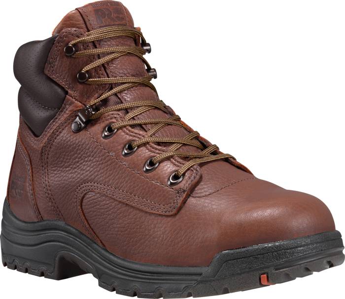 view #1 of: Timberland PRO TM26063 Brown, Men's TiTAN Alloy Toe, EH, 6 Inch Work Boot