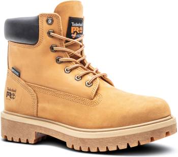 Timberland PRO TM65030 Direct Attach, Men's, Wheat, Soft Toe, EH, WP/Insulated, 6 Inch, Work Boot