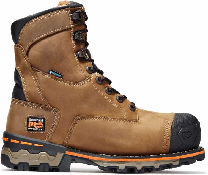alternate view #2 of: Timberland PRO TM92671 Boondock, Men's, Brown, Comp Toe, EH, WP, 8 Inch