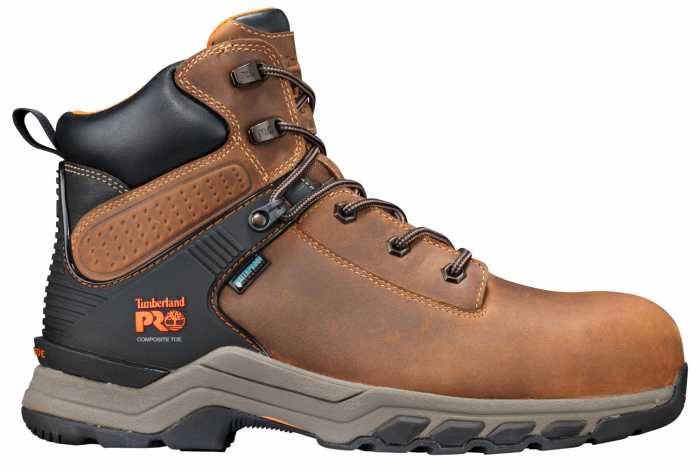 alternate view #2 of: Timberland PRO TMA1RVS Hypercharge, Men's, Brown, Comp Toe, EH, WP, 6 Inch Boot
