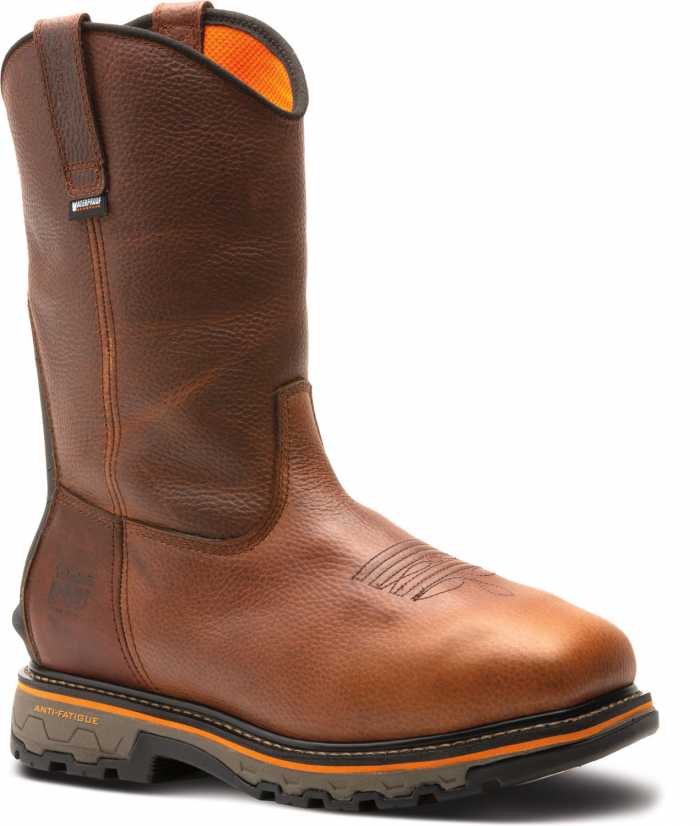 view #1 of: Timberland PRO TMA25F5 True Grit, Men's, Brown, Comp Toe, EH, Mt, WP, Pull On Boot