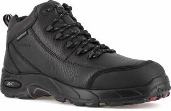 Zapato para senderismo impermeable, EH, con puntera de material compuesto, negro, de mujer, Reebok Work WGRB455 Tiahawk