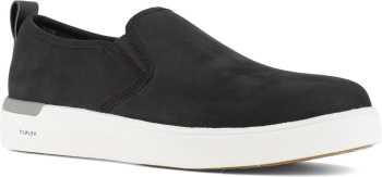 Zapato de trabajo informal, SD con cremallera lateral y con puntera de material compuesto, negro de mujer Rockport Works WGRK643 Parissa
