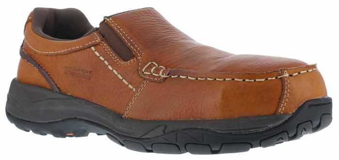 alternate view #2 of: Rockport WGRK6748 Men's, Brown, Comp Toe, SD, Twin Gore, Casual Slip On