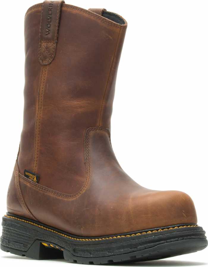view #1 of: Wolverine WW201178 Hellcat UltraSpring, Men's, Brown, Comp Toe, EH, WP, Pull On Boot