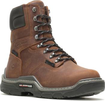Bota de trabajo de 8 pulgadas, antideslizante, EH, WP, Mt, para hombre, Wolverine WW211167 Raider Durashocks