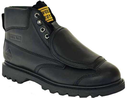 Work Zone WZM612 Men's, Black, Steel Toe, External Met Boot