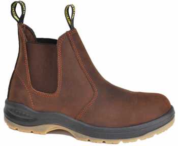 Work Zone WZS660-BR Men's, Brown, Steel Toe, EH, 6 Inch Boot