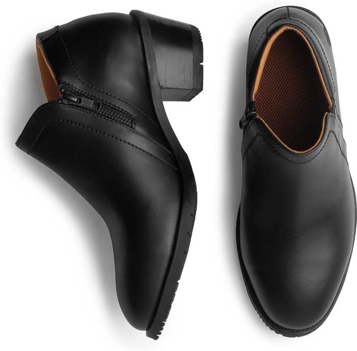 alternate view #4 of: Zapato de seguridad, con cremallera lateral, puntera de acero, negro, de mujer, Gravity Vegan Xena Workwear XEGRBT1