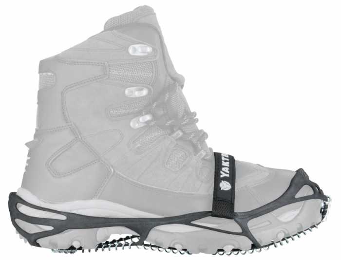 alternate view #2 of: Yaktrax Pro Black Men's and Women's Rubber Steel Coil Men's 11 and a half to 13 and a half. Womens 13 and a half to 15.