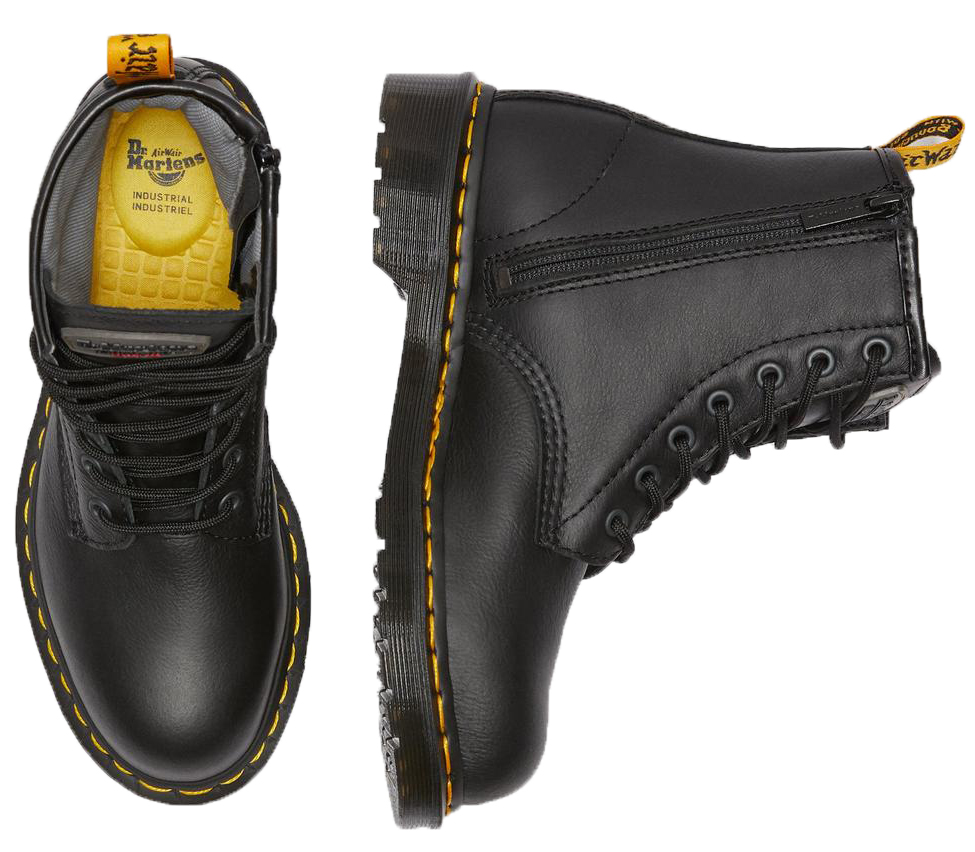 Totectors Pioneer 3987 Ladies Black Leather STEEL TOE CAP Safety Work Shoes Size 