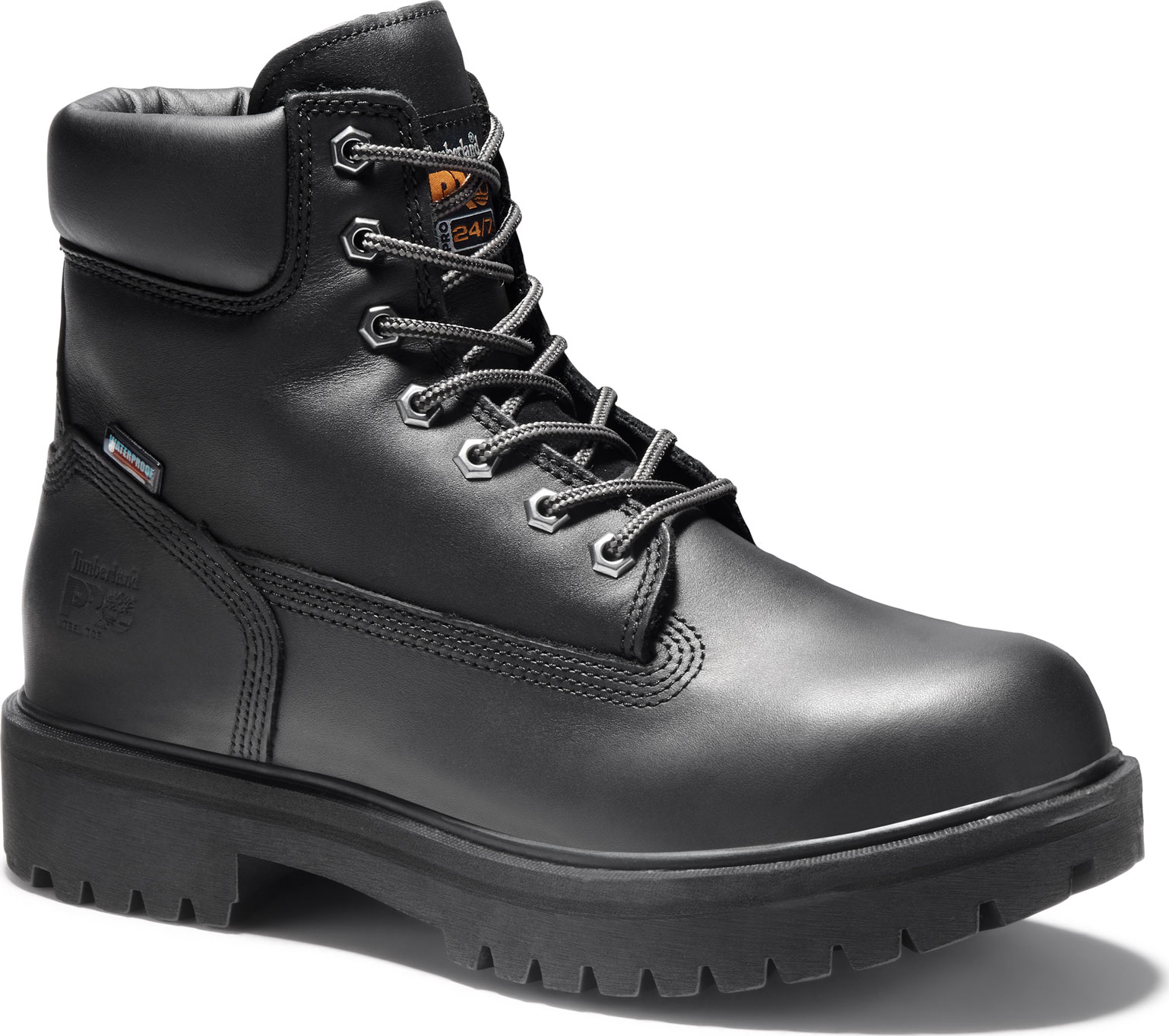 black steel toe timberland boots