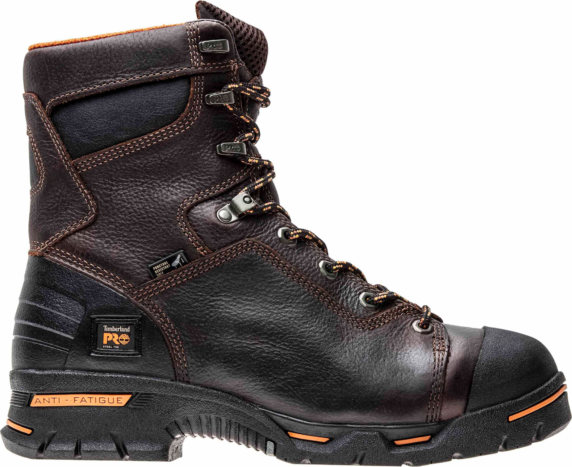 TM52561 Timberland PRO Endurance 8 Inch Brown Steel Toe Boot